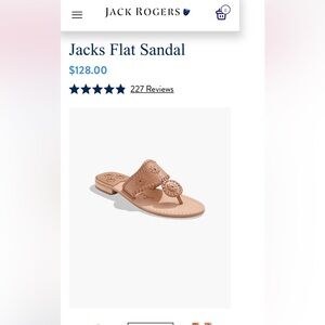 EGUC Jack Rogers Tan Sandals Size 8